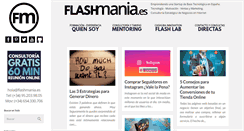 Desktop Screenshot of flashmania.es