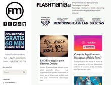 Tablet Screenshot of flashmania.es